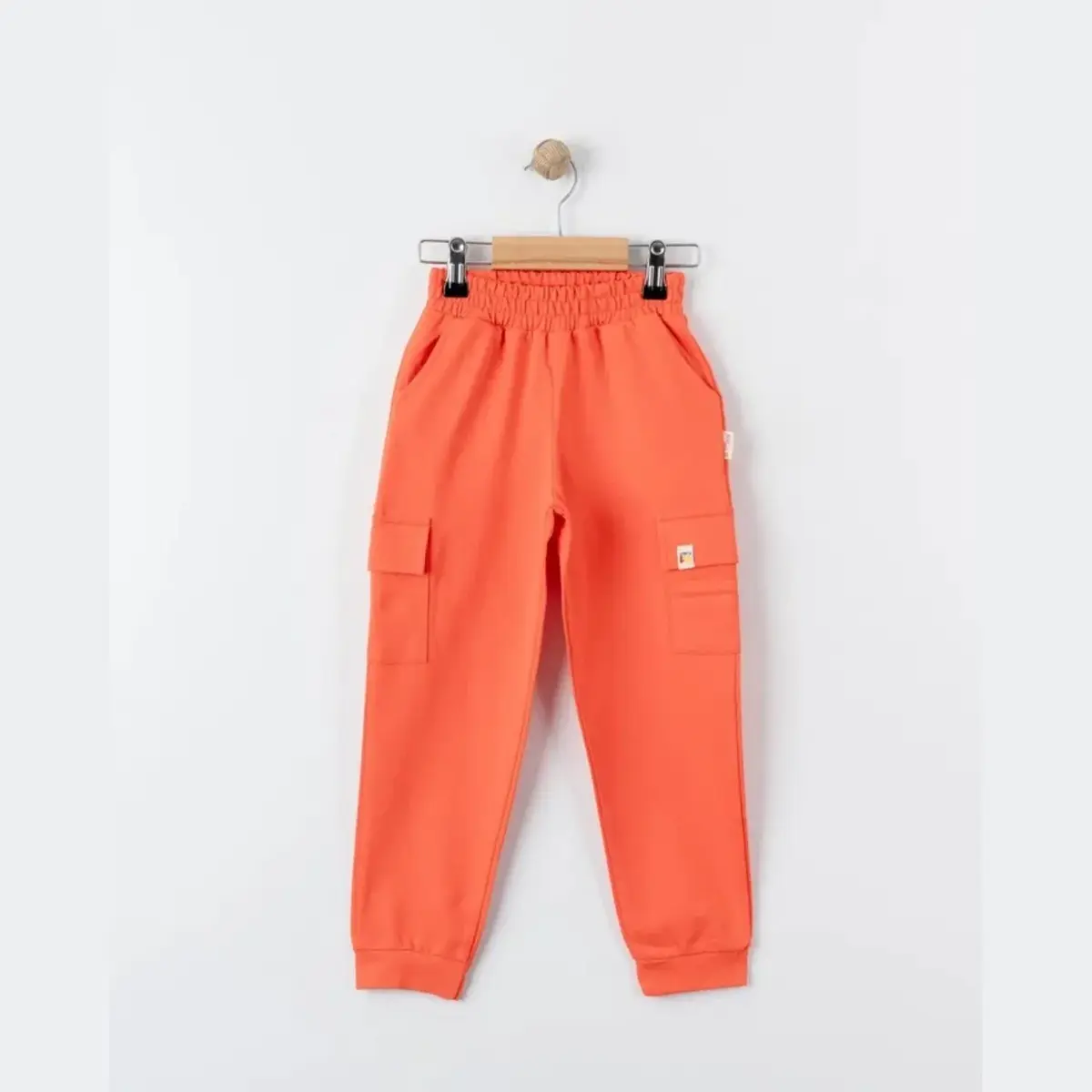 Tiffany Eşofman Altı Kargo Cepli Oversize Theme Mercan Tiffany Eşofman Altı Kargo Cepli Oversize Theme Mercan