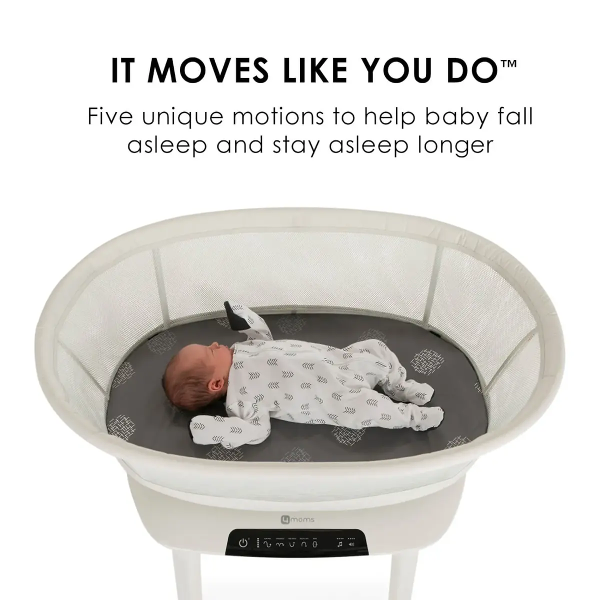 4moms Mamaroo Sleep Bassinet Grey