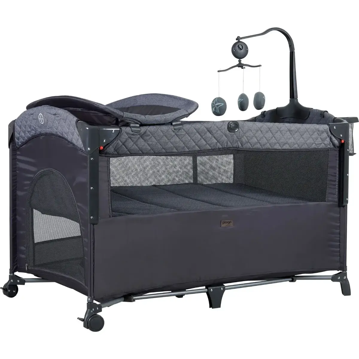 Prego 8044 Miami Plus Anne Yanı Oyun Parkı 70x120 cm Füme