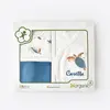 Bibaby Organik Zıbın Takımı Caretta In Live Prematüre Ekru - İndigo