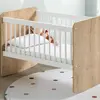 Pratik Sallanır Mini Beşik 50X90 cm Ahşap