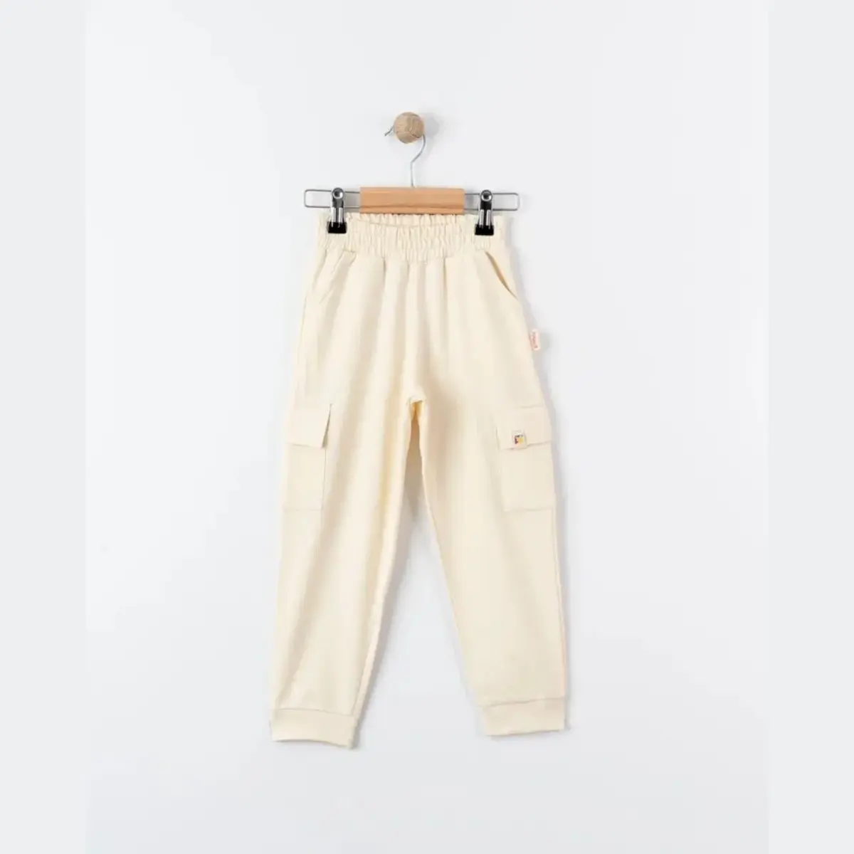 Tiffany Eşofman Altı Kargo Cepli Oversize Theme Bej Tiffany Eşofman Altı Kargo Cepli Oversize Theme Bej