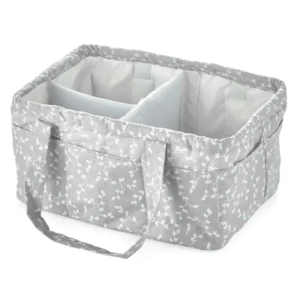 Babyjem Katlamalı Anne ve Bebek Organizer Gri Çiçek