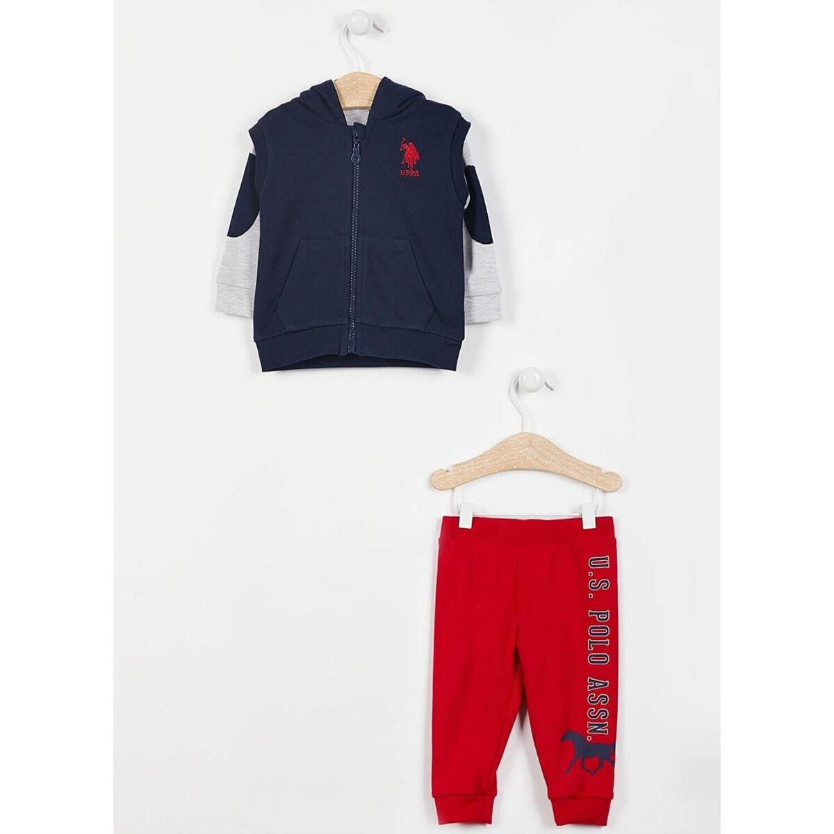 U.S Polo 3lü Takım Lacivert