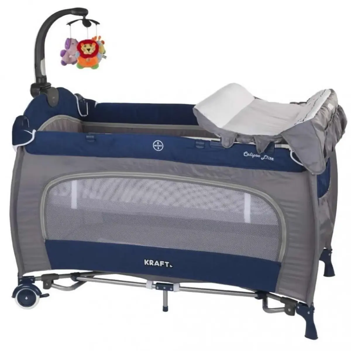 Kraft Calipso Elite Dönenceli Oyun Parkı 70X120 cm Lacivert