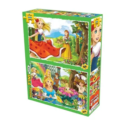 Laço Kids Prenses ve Arkadaşları  2in1 Puzzle