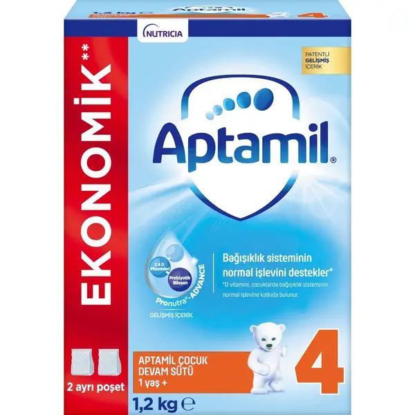 Aptamil 4 Devam Sütü 1200 Gr