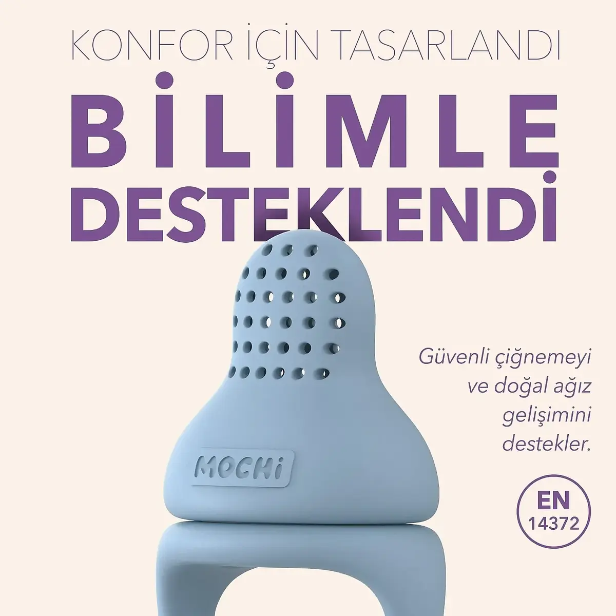 Mochi Pop-Up Gıda Emziği Blush