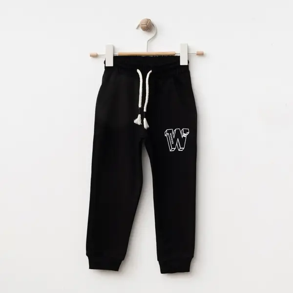 Winimo Eşofman Altı W Baskılı Siyah