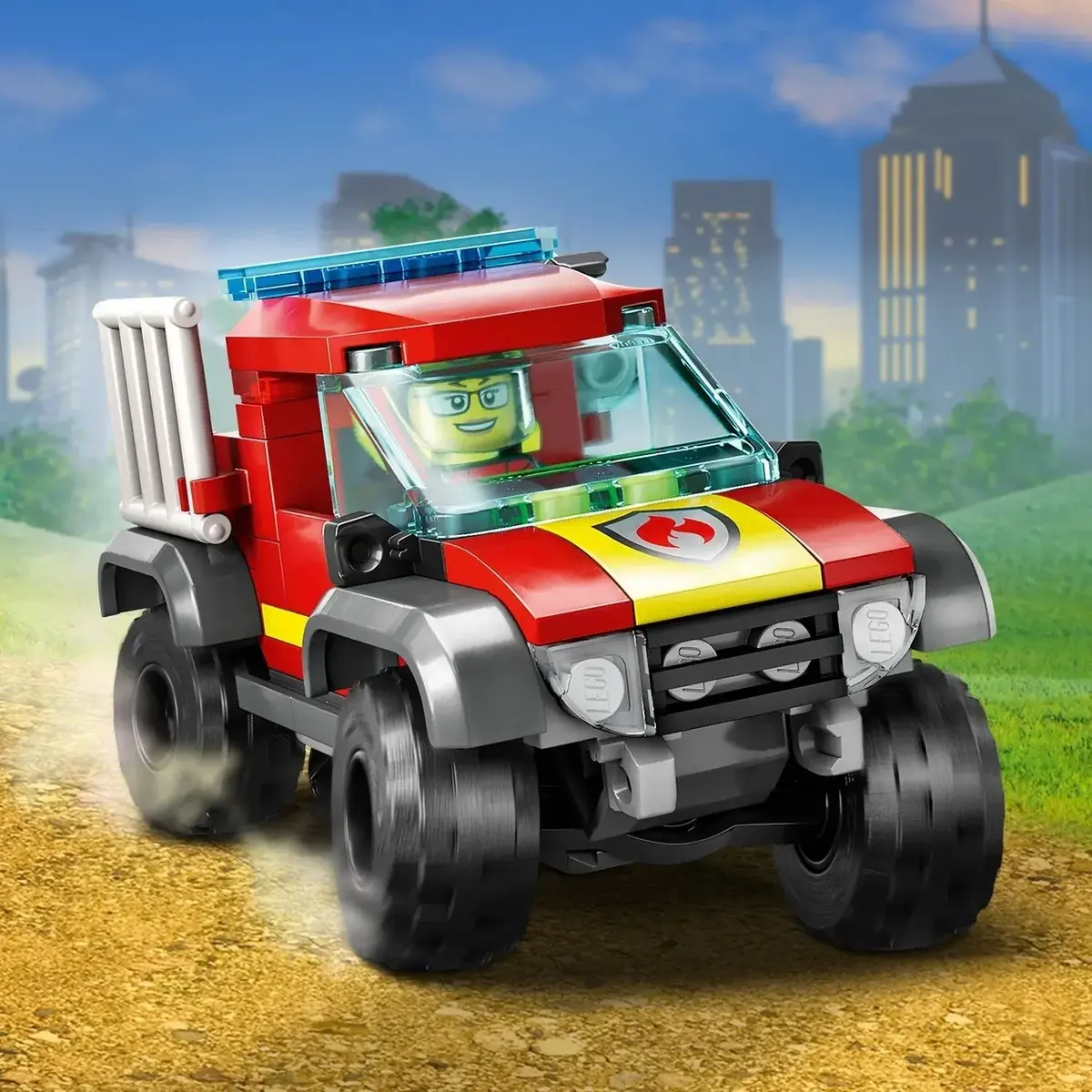 LEGO City 4x4 İtfaiye Kamyonu Kurtarma Operasyonu 60393