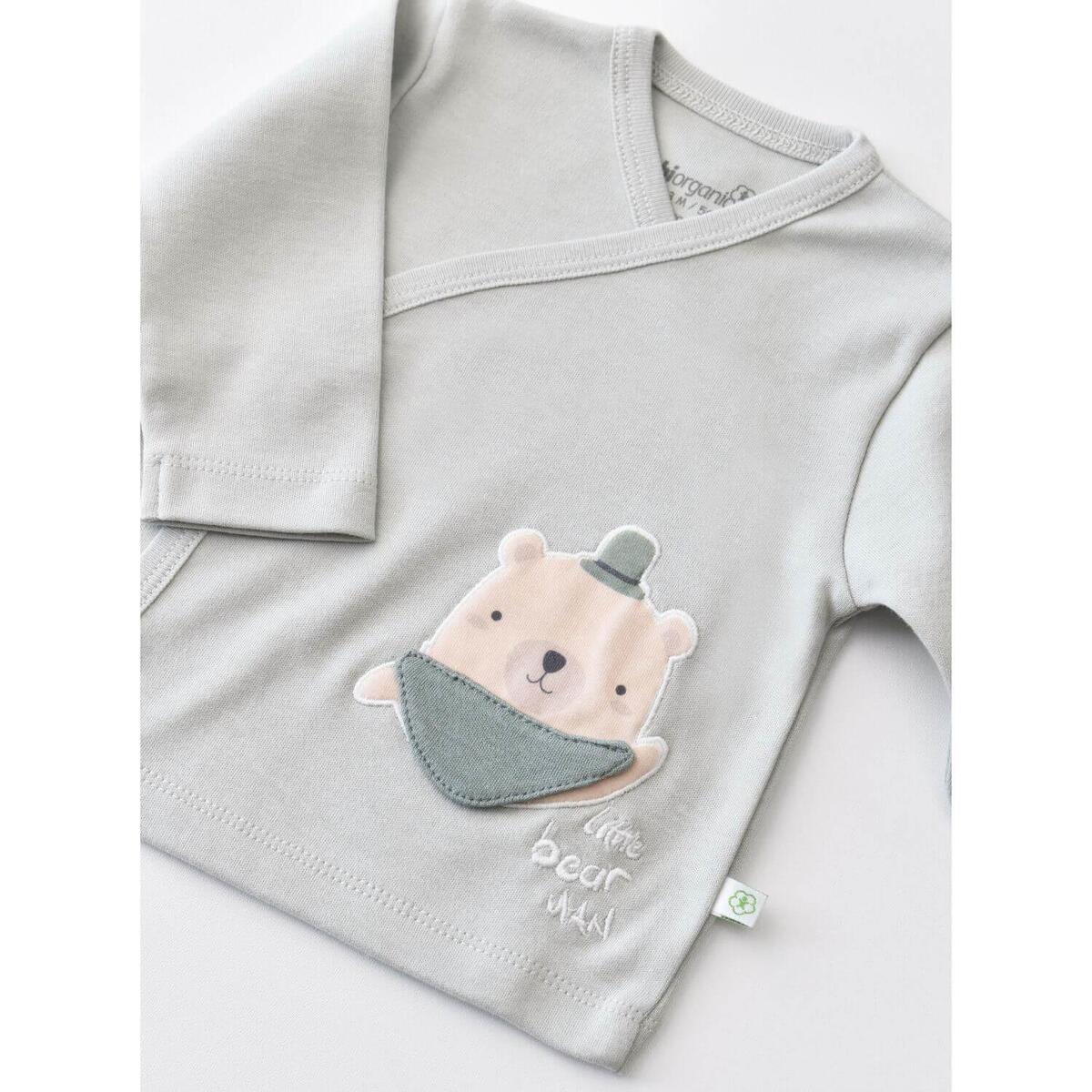 Bibaby Organik Hastane Çıkışı 5li Hug Me Bear Yeşil