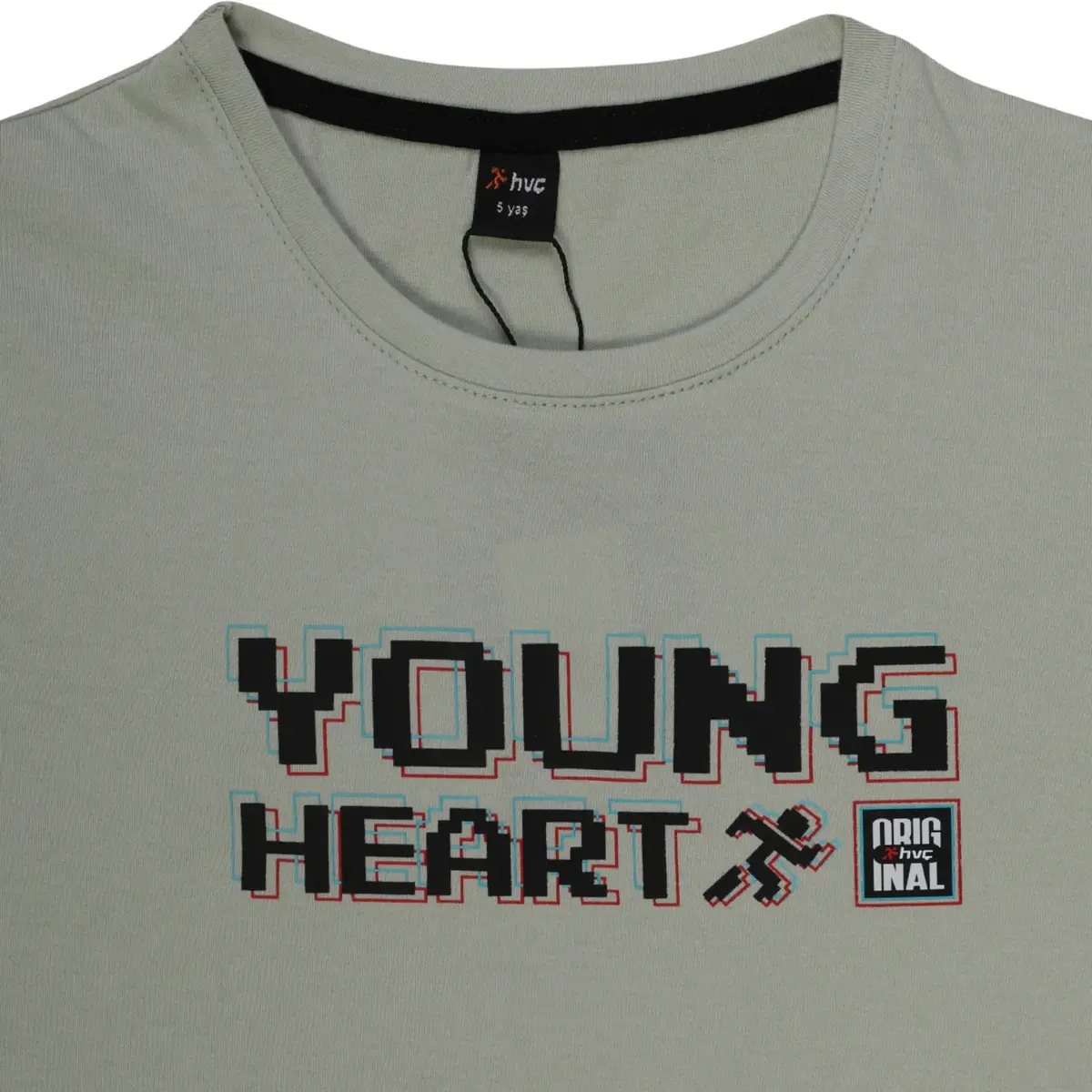 Hvc T-Shirt Young Baskılı Yeşil