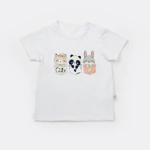 Bibaby T-Shirt Bimini Cute Song Pembe Puanlı