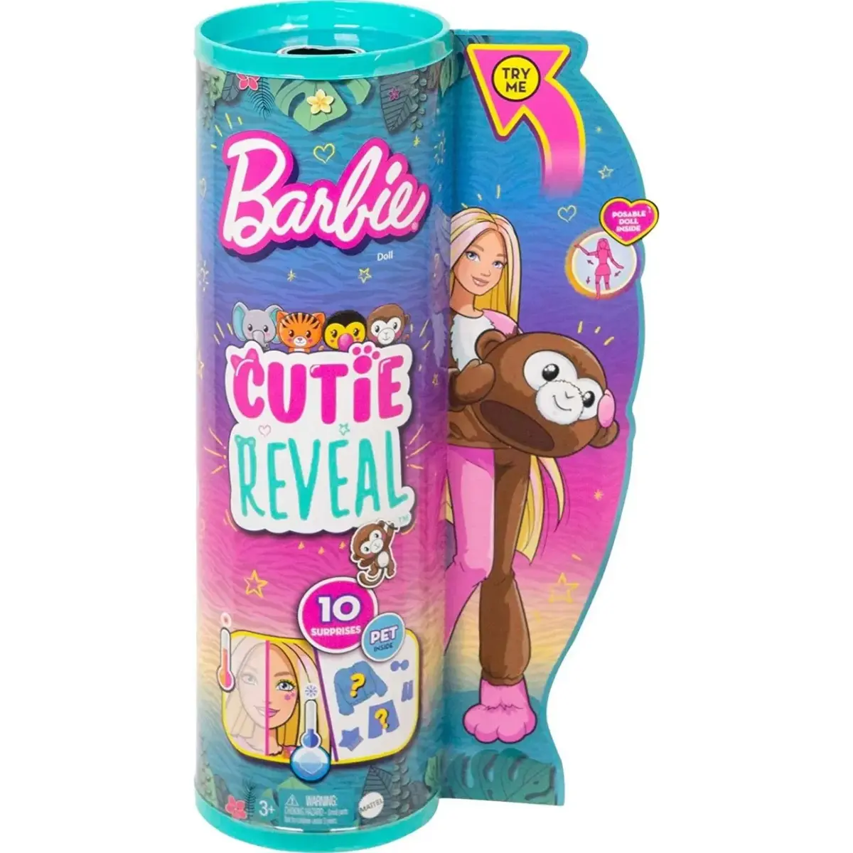 Barbie Cutie Reveal Bebekler Barbie Tropikal Orman Serisi