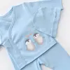 Bibaby Organik Hastane Çıkışı 5li Hello New Penguins Mavi
