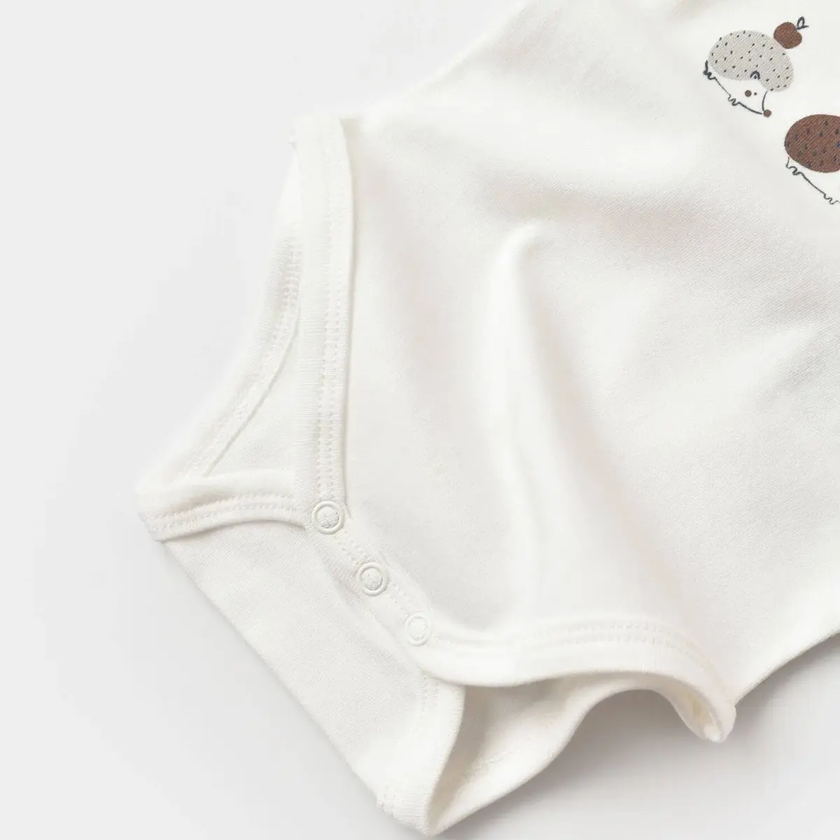 Bibaby Body Kısa Kol Summer Special Ekru