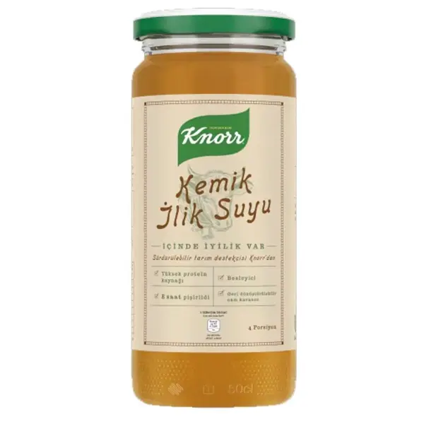 Knorr Kemik İlik Suyu Cam Kavanoz 480 ml