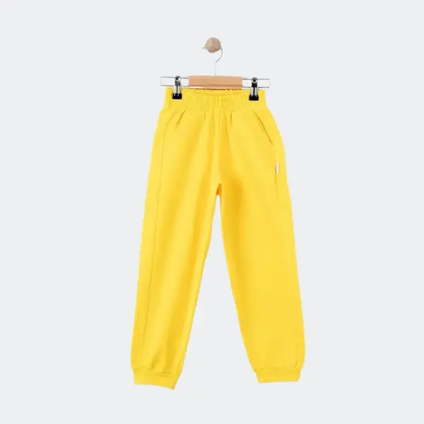 Tiffany Eşofman Altı Oversize Theme Sarı