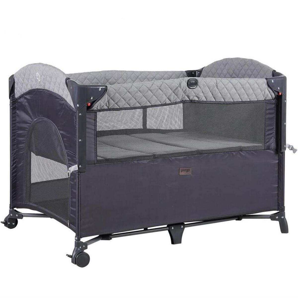 Prego 8041 Miami Basic Anne Yanı Oyun Parkıı 70x110 cm Gri