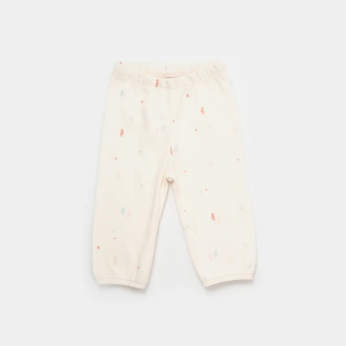 Bibaby Organik 2li Takım Save The Seahorse Bej - Mint