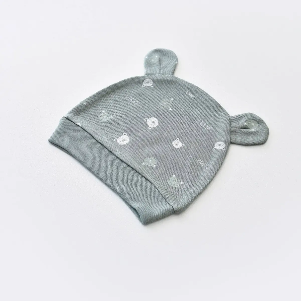 Bibaby Organik Şapka 2li Hug Me Bear Yeşil