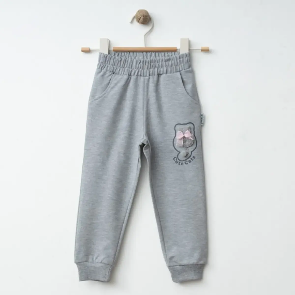 Winimo Eşofman Altı Kedi Aksesuarlı Gri Winimo Eşofman Altı Kedi Aksesuarlı Gri