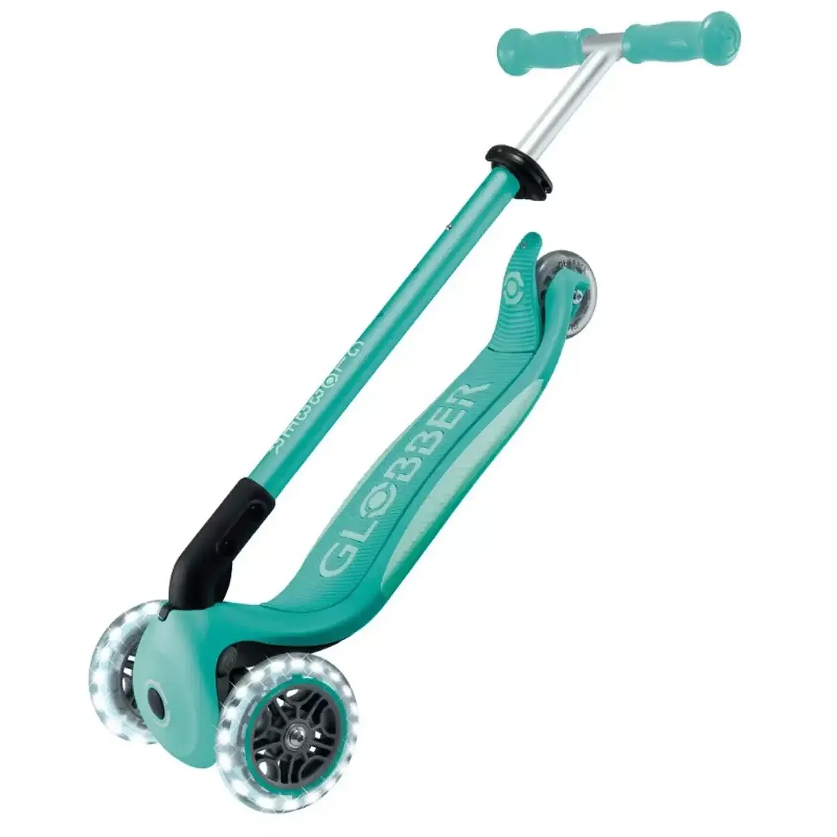 Globber Elite Deluxe Işıklı Scooter Koyu Mint