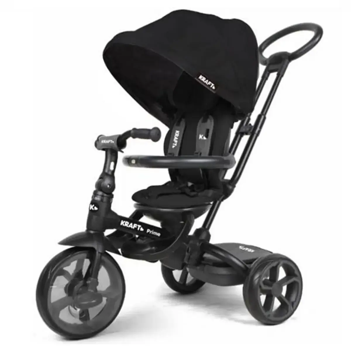 Kraft Prime 6 in 1 İtmeli Bisiklet Koyu Gri