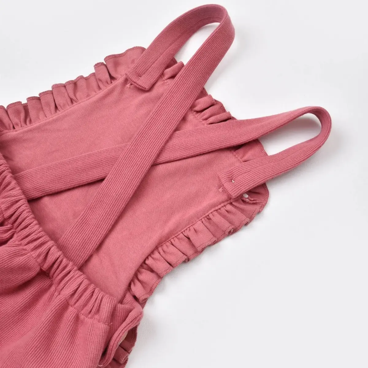 Bibaby Organik Salopet Tulum Little Love Rose Dry