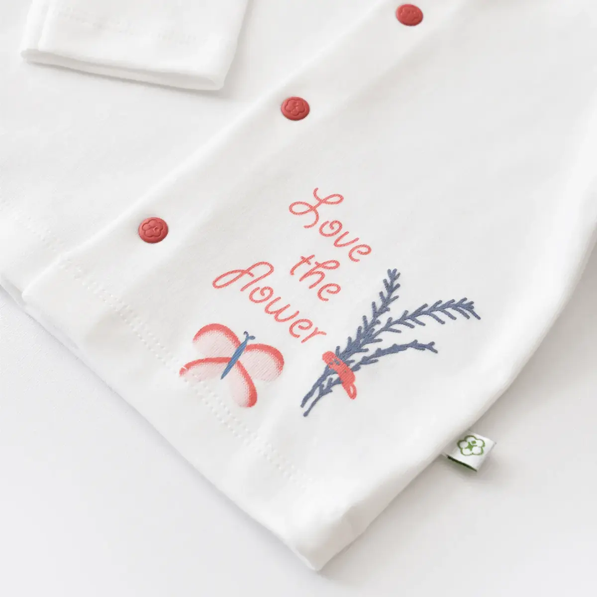 Bibaby Organk Zıbın Takımı Battaniyeli Tüllü Wild Flowers Coral
