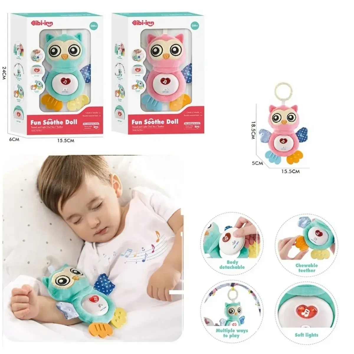 Vardem Işıklı Ve Sesli Bebek Baykuşu