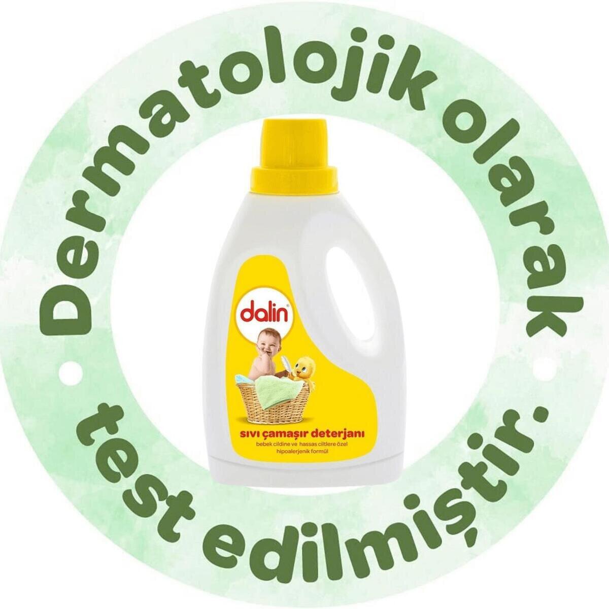 Dalin Sıvı Bebek Çamaşır Deterjanı 1500 ml x 3 Adet