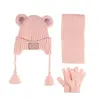 Kitti Eldiven Atkı Bere Takım 1-4Yaş Soft Pembe Asortili