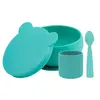 OiOi Blw Beslenme Seti Kaseli Aqua Green