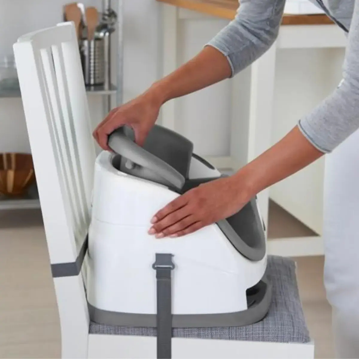 Ingenuity Baby Base Portatif Mama Sandalyesi Slate