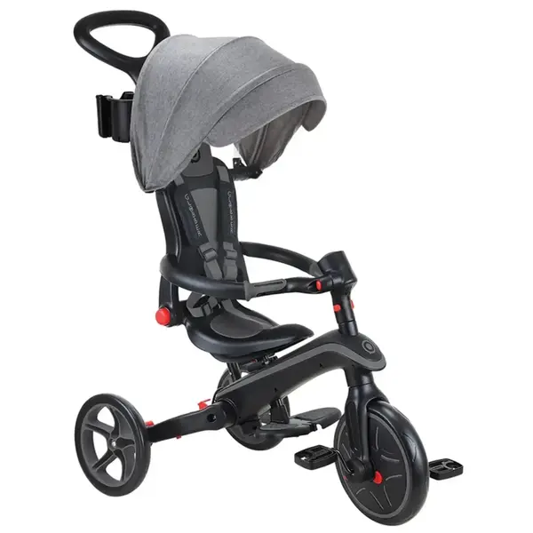 Globber Explorer 4in1 Katlanabilir Bisiklet - Siyah/Gri