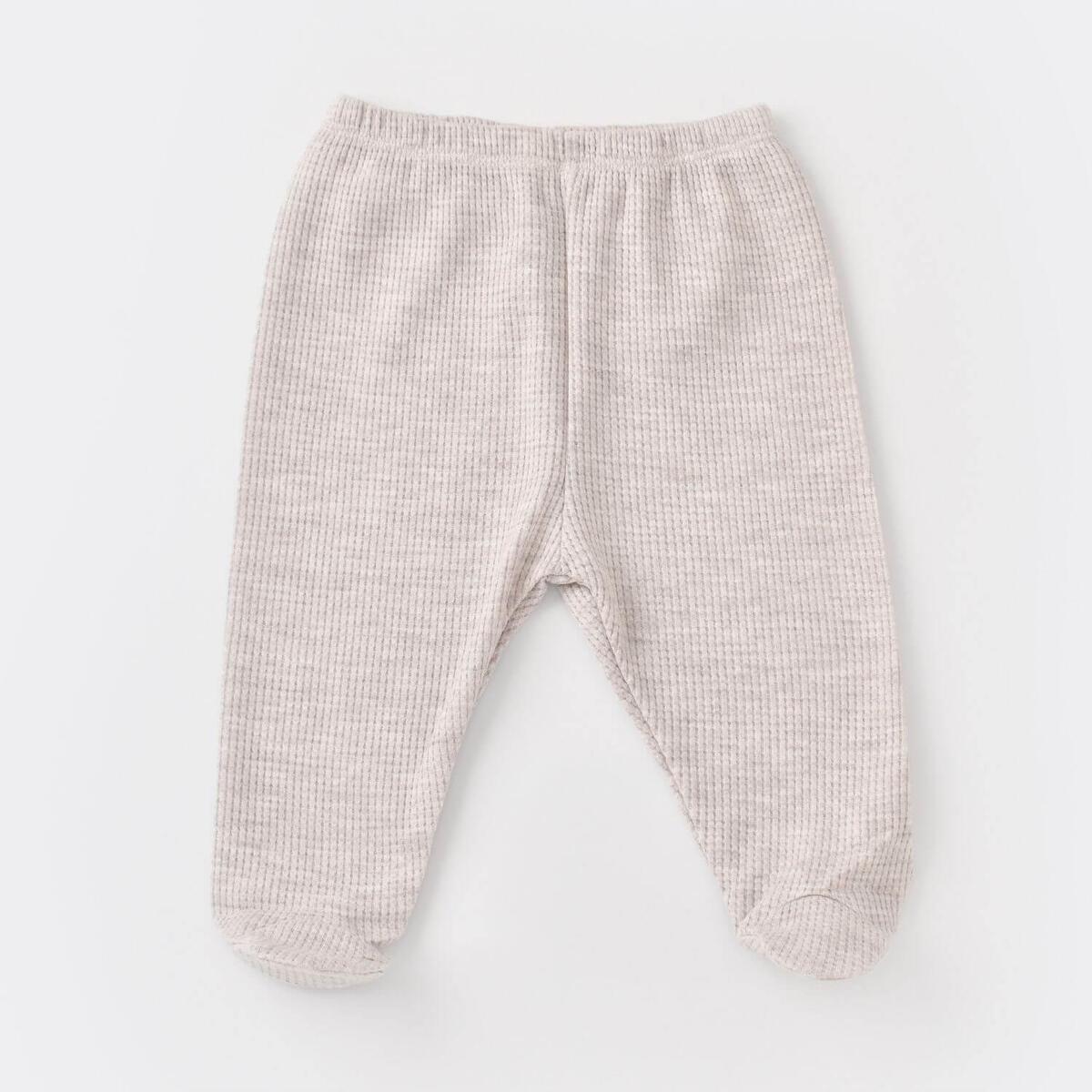 Bibaby Organik Zıbın Takımı 3lü Nature In Waffle Kahve Melanj