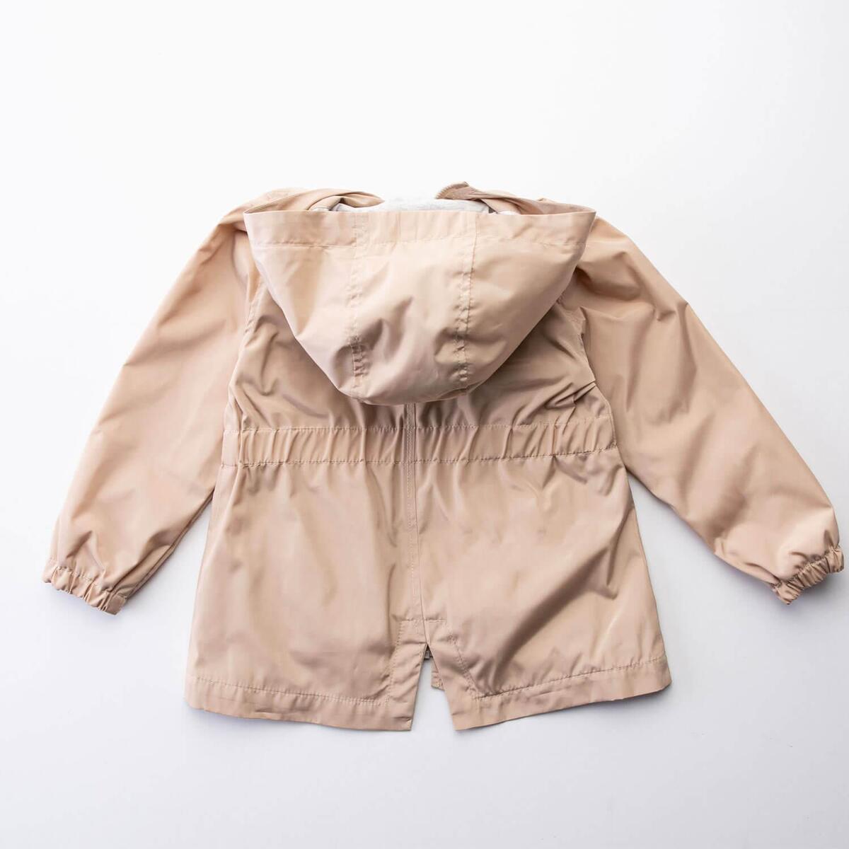 Midimod Yağmurluk Ponponlu Bej