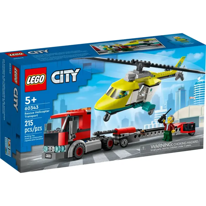 LEGO City Kurtarma Helikopteri Nakliyesi 60343