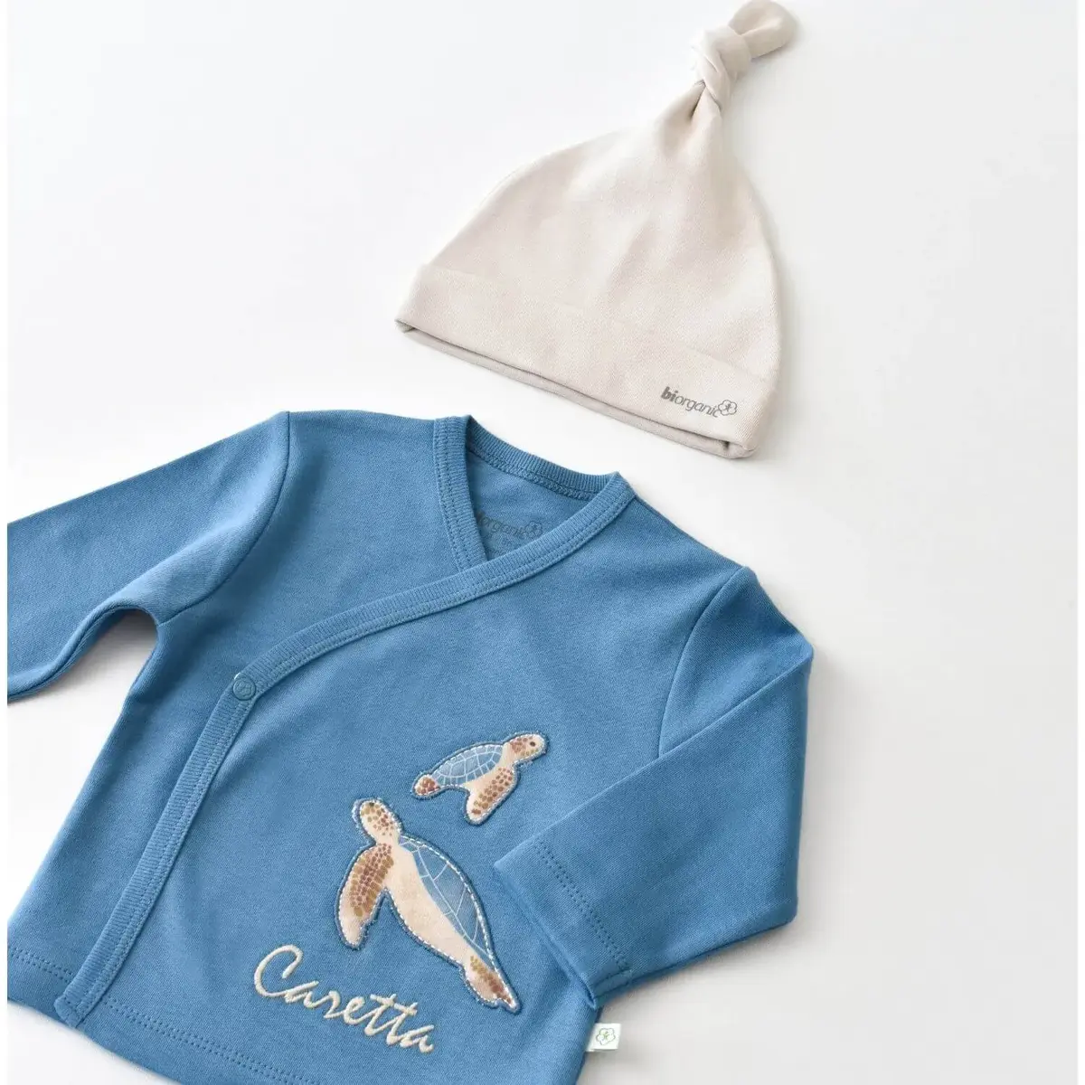 Bibaby Organik Zıbın Takımı 3lü Caretta In Live İndigo