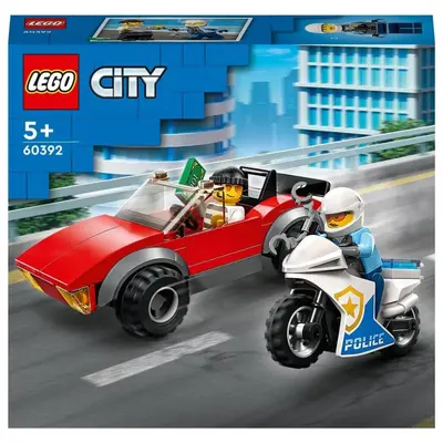 LEGO City Polis Motosikleti Araba Takibi 60392