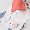 Bibaby Organk Zıbın Takımı Battaniyeli Tüllü Wild Flowers Coral