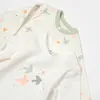Bibaby Organik Tulum Takımı 3lü Tüllü Tiny Birds Ekru - Yeşil