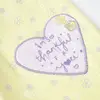 Bibaby Organik Pantolon Patiksiz Love You Baby Yellow Lavander