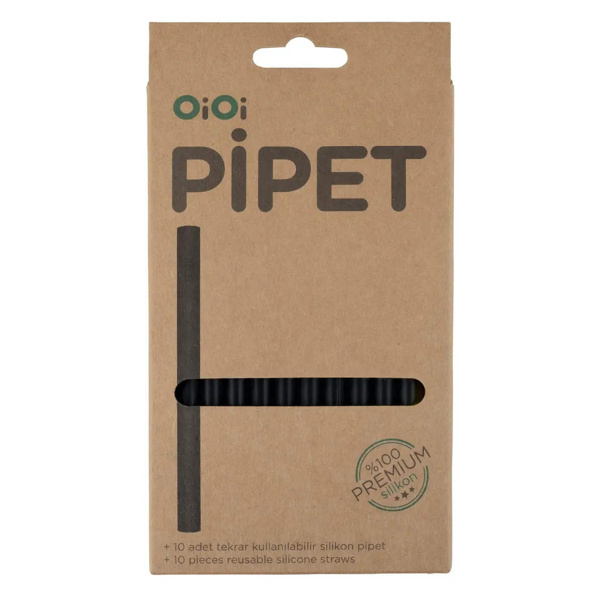 OiOi Silikon Pipet 10lu 6+ Ay Bitter Black