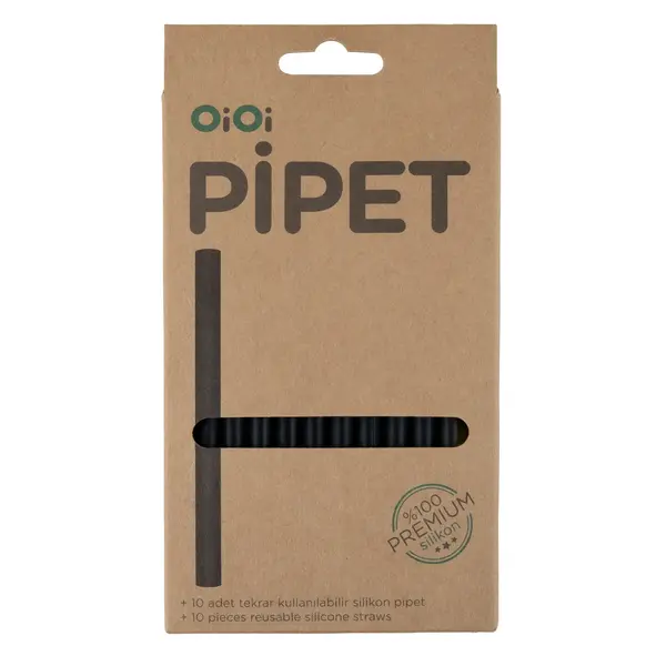 OiOi Silikon Pipet 10lu 6+ Ay Bitter Black