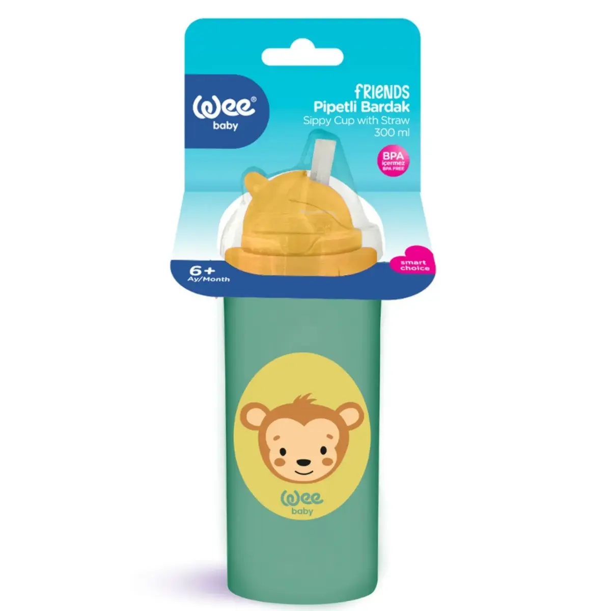 Wee Baby Friends Pipetli Bardak 300 ml