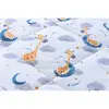 Bebek Nevresim Seti Bulut 3 Parça Çantalı 100x150