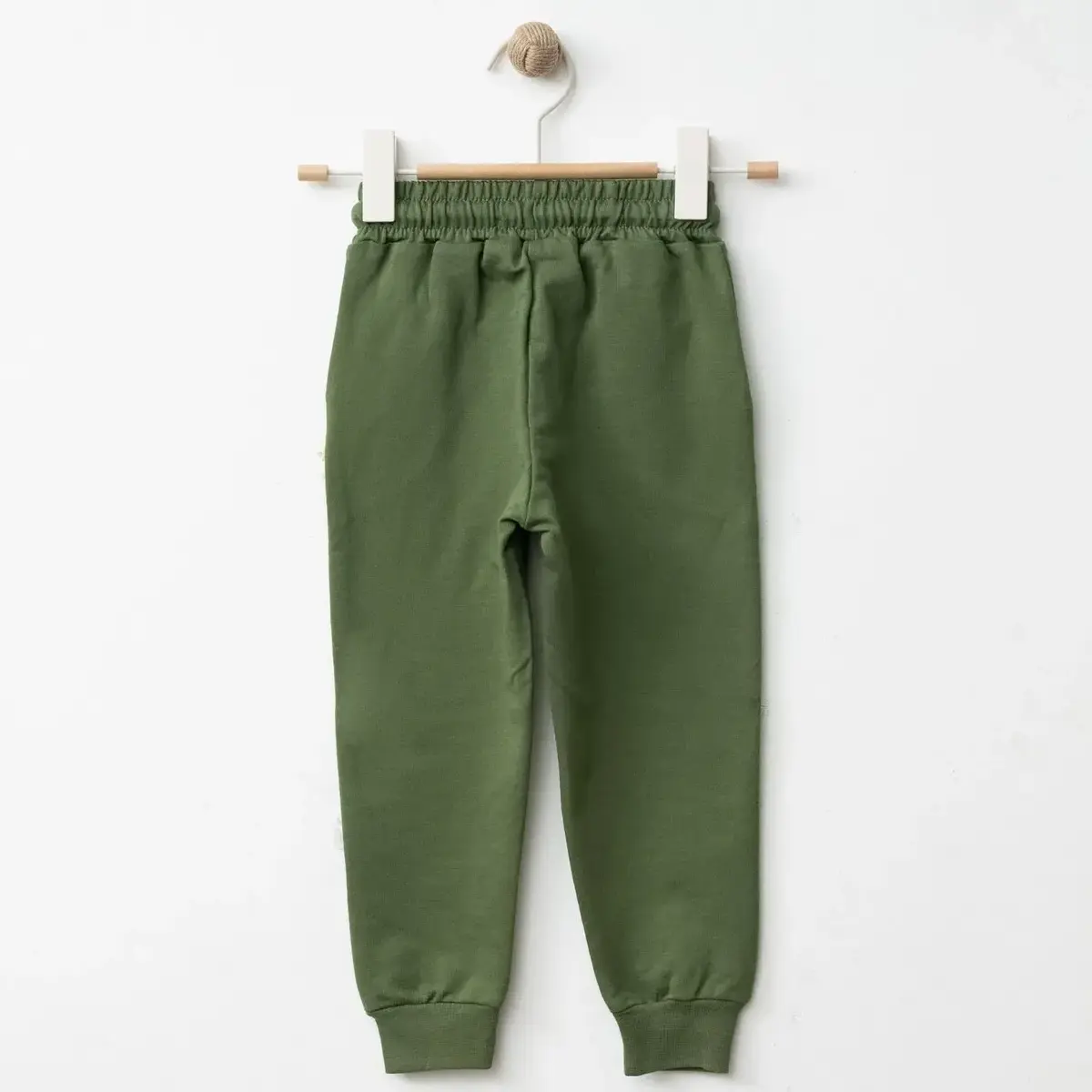 Bebolly Eşofman Altı Snap Baskılı Haki