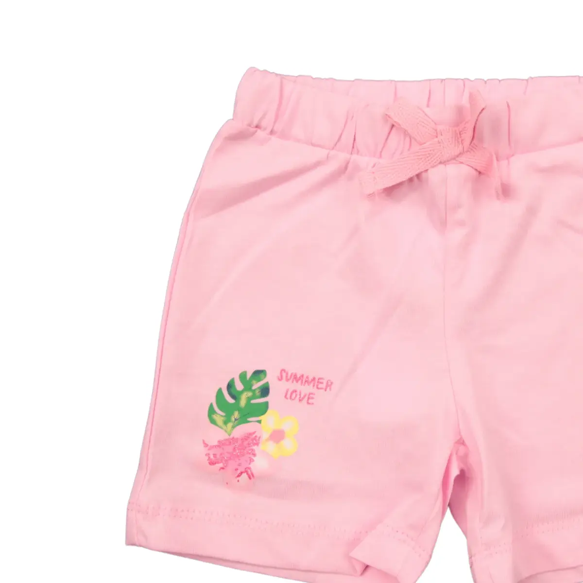 Mini Damla Şort Love Summer Pembe